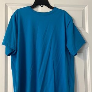 Blue short sleeve T-shirt